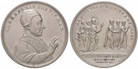 MEDAGLIE - PAPALI - Clemente XIV (1769-1774) - Medaglia 1773 Patrignani 17a R AG Ø 45 Tracce di pulitura
SPL