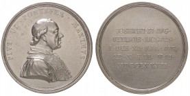 MEDAGLIE - PAPALI - Pio VI (1775-1799) - Medaglia 1782 - Ritorno da Vienna RR AG Opus: T. Rosa Ø 55
BB+