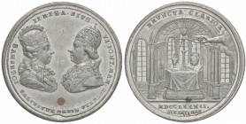 MEDAGLIE - PAPALI - Pio VI (1775-1799) - Medaglia 1782 - Visita a Vienna Patr. 39 MB Ø 43
SPL