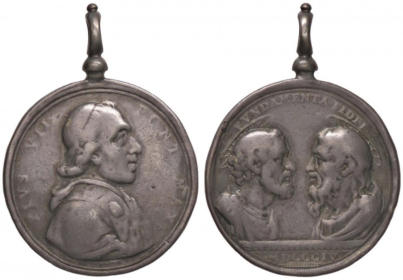 MEDAGLIE - PAPALI - Pio VII (1800-1823) - Medaglia 1804 Lincoln 1804 AG Ø 38
qB...