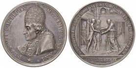 MEDAGLIE - PAPALI - Pio VII (1800-1823) - Medaglia A. XXI Mont. 48 R AG Restauri al bordo
BB+