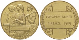 MEDAGLIE - CITTA' - Firenze - Medaglia 1909 - Esposizioni riunite MD Ø 60
bello SPL