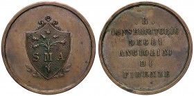 MEDAGLIE - CITTA' - Firenze - Medaglia Conservatorio degli angiolini AE Ø 38 Colpetti
SPL