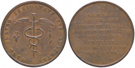 MEDAGLIE - CITTA' - Milano - Medaglia 1816 - Visita di Francesco I alla zecca AE Ø 37
BB+