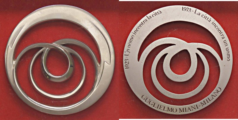 MEDAGLIE - CITTA' - Milano - Medaglia 1973 - Guglielmo Milani MB Ø 80
SPL