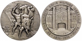 MEDAGLIE - CITTA' - Pavia - Medaglia 1974 - Centenario dell'arsenale (AG g. 128,7) Opus: Rubes Bossi Ø 60
FDC