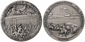 MEDAGLIE - CITTA' - Pavia - Medaglia 1998 - 150 ° anniversario dei moti pavesi (AG g. 149,66) Opus: Rubes Bossi Ø 60
FDC