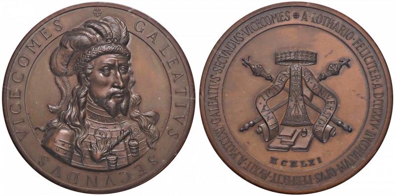 MEDAGLIE - CITTA' - Pavia - Medaglia 1961 - VI centenario di Galeazzo Secondo Vi...