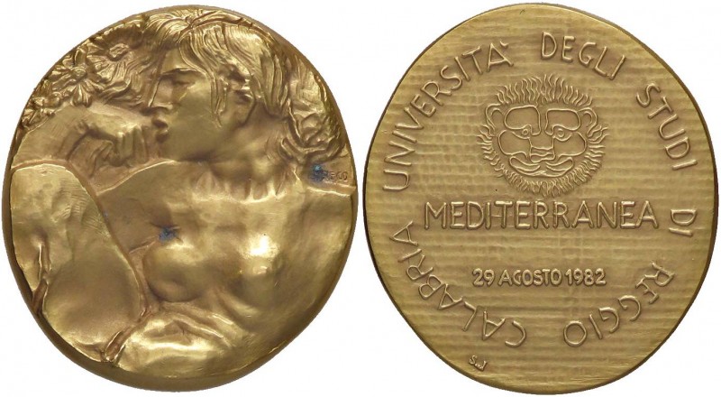 MEDAGLIE - CITTA' - Reggio Calabria - Medaglia 1982 - Università MD Opus: Greco ...