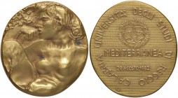 MEDAGLIE - CITTA' - Reggio Calabria - Medaglia 1982 - Università MD Opus: Greco Ø 30 Due punti di ossidazione al D/
qFDC
