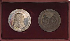 MEDAGLIE - CITTA' - San Marino - Dittico 1969 - Napoleone Bonaparte AG-AE Opus: Monti Ø 60In confezione Belle patine
FDC