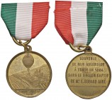 MEDAGLIE - CITTA' - Torino - Medaglia 1884 - Visita in mongolfiera MD Ø 36
SPL+