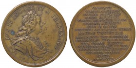 MEDAGLIE ESTERE - AUSTRIA - Maria Teresa e Francesco I (1740-1765) - Medaglia 1751 - Casa di riposo per i soldati invalidi Probst CIII AE Opus: Donner...