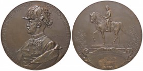 MEDAGLIE ESTERE - AUSTRIA - Francesco Giuseppe (1848-1916) - Medaglia 1898 - Monumento a Albrecht Teschen AE Ø 69
SPL