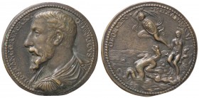 MEDAGLIE ESTERE - FRANCIA - Enrico II (1547-1559) - Medaglia AE Ø 49
BB+