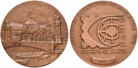 MEDAGLIE ESTERE - FRANCIA - Quinta Repubblica (1959) - Medaglia 1975 - Parigi, esposizione filatelica AE Opus: Vavier Ø 66
SPL