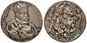 MEDAGLIE ESTERE - GERMANIA - BAVIERA - Massimiliano III Giuseppe (1745-1777) - Medaglia A Stefano III, Serie duchi e conti R AG Ø 36
BB-SPL
