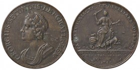 MEDAGLIE ESTERE - GRAN BRETAGNA - Giorgio II (1727-1760) - Medaglia 1741 - Per la vittoria di Oettingen sui francesi AE Ø 36
BB+/BB