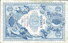 CARTAMONETA - EMISSIONI DELLE BANCHE AUSTRIACHE - Imperiale e Regia Cassa Centrale di Stato - Gulden 01/07/1888 Gav. 146 Staatsnote
qBB