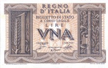 CARTAMONETA - BIGLIETTI DI STATO - Vittorio Emanuele III (1900-1943) - Lira 14/11/1939 Alfa 15; Lireuro 4A Grassi/Porena/Cossu Lotto di 3 biglietti co...