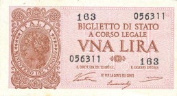 CARTAMONETA - BIGLIETTI DI STATO - Luogotenenza (1944-1946) - Lira 23/11/1944 Alfa 17; Lireuro 5A Ventura/Simoneschi/Giovinco Lotto di 21 biglietti qu...