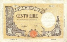 CARTAMONETA - BANCA d'ITALIA - Vittorio Emanuele III (1900-1943) - 100 Lire - Barbetti 15/03/1943 - Fascio Alfa 371; Lireuro 21B Azzolini/Urbini
BB+