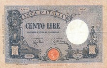 CARTAMONETA - BANCA d'ITALIA - Vittorio Emanuele III (1900-1943) - 100 Lire - Barbetti 16/05/1932 - Fascio tipo Azzurrino Alfa 363; Lireuro 18I R Azzo...
