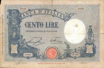 CARTAMONETA - BANCA d'ITALIA - Vittorio Emanuele III (1900-1943) - 100 Lire - Barbetti 22/04/1930 - Fascio tipo Azzurrino Alfa 361; Lireuro 18G R Stri...
