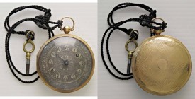 VARIE - Orologi da taschino A chiavetta, in oro 18 kt, gr. 47,35, da revisionare
Discreto