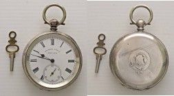 VARIE - Orologi da taschino H.A. Pach London a chiavetta, in AG, mm 50
Buono