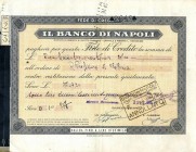 VARIE - Azioni e obbligazioni Banco di Napoli fedi di credito 1946, lotto di 5 biglietti con importo diverso
BB÷SPL