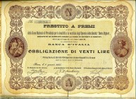 VARIE - Azioni e obbligazioni Obbligazioni città di Fiume 1910 (8), Vienna (5), debito pubblico regno d'Italia 1898-1900-1901 (2), Montecatini, societ...