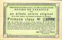 VARIE - Biglietti lotterie 1911 - 29a lotteria del regno di Ungheria
SPL+