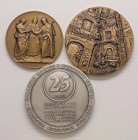 LOTTI - Medaglie Estere VARIE - Lotto di 3 medaglie di grande modulo
qFDC