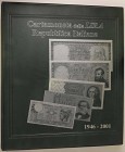 ACCESSORI Album per cartamoneta della Lira Italiana, 1946-2001, con custodia, cm 32x27, con custodia esterna
Ottimo