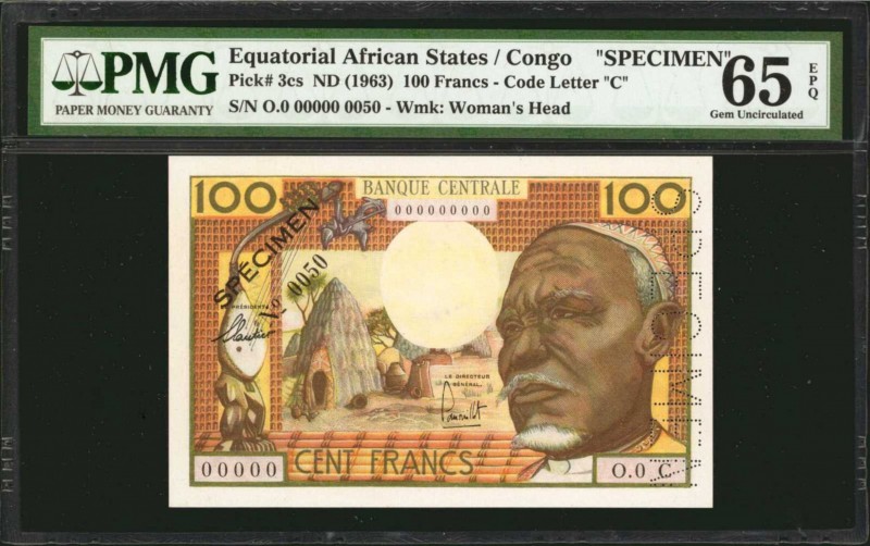 EQUATORIAL AFRICAN STATES. Banque Centrale des Etats de l'Afrique Equatoriale. 1...