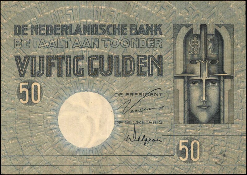 NETHERLANDS. Nederlandsche Bank. 50 Gulden, 1931. P-47a. Very Fine.

Glorious ...