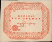 NETHERLANDS INDIES. Government. 5 Gulden, 1846. P-40r. Remainder. About Uncirculated.

Next in series as previous lot. Quite rare 1846 Recepis Issue...