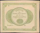 NETHERLANDS INDIES. Government. 10 Gulden, 1800. P-41r. Remainder. About Uncirculated.

Phenomenal condition for this REMAINDER, higher issued denom...
