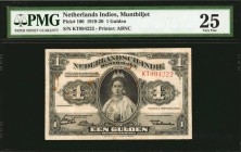 NETHERLANDS INDIES. Muntbiljet. 1 Gulden, 1919-20. P-100. PMG Very Fine 25.

Printed by ABNC. A Very Fine example of this underrated type. PMG comme...