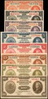 NETHERLANDS INDIES. Nederlandsch-Indie Muntbiljet. 50 Cent to 100 Gulden, 1943. P-110 to 117. Very Fine to About Uncirculated.

8 pieces in lot. Nea...