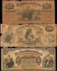 PERU. Republica del Peru. 5 Soles to 20 Soles, 1879. P-4, 5 & 6. Very Good to Very Fine.

3 pieces in lot. Included are P-4 5 Soles, P-5 10 Soles & ...