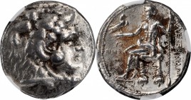 MACEDON. Kingdom of Macedon. Philip III, 323-317 B.C. AR Tetradrachm, Tyre Mint, Dated RY 29 of Azemilkos (321/0 BC). NGC VF.

Pr-3275 (Ake); HGC-3....