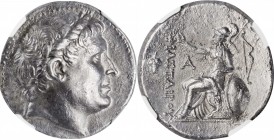 MYSIA. Pergamon. Kingdom of Pergamon. Eumenes I, 263-241 B.C. AR Tetradrachm (16.54 gms), Pergamon Mint, ca. 255/0-241 B.C. NGC Ch AU, Strike: 5/5 Sur...