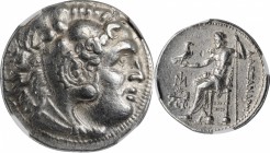 IONIA. Miletos. AR Tetradrachm (17.05 gms), ca. 290-250 B.C. NGC Ch EF, Strike: 5/5 Surface: 4/5.

Pr-2156. In the name and types of Alexander III (...