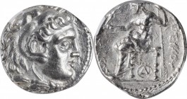SYRIA. Seleukid Kingdom. Seleukos I Nikator, 312-281 B.C. AR Tetradrachm (17.15 gms), Uncertain Mint 3 (Cappadocia, Eastern Syria, or Northern Mesopot...