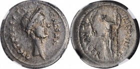 Lifetime Portrait Denarius of Julius Caesar

JULIUS CAESAR. AR Denarius (4.05 gms), Rome Mint; P. Sepullius Macer, moneyer, 44 B.C. NGC Ch VF, Strik...