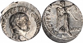 VESPASIAN, A.D. 69-79. AR Denarius, Ephesus Mint, A.D. 71. ICG AU-50.

RIC-1431; RPC-2, 833; RSC-276. Obverse: Laureate head right; Reverse: Victory...