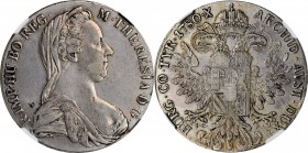 AUSTRIA. Taler, "1780" (1795-1853). Vienna Mint. Maria Theresa. NGC EF Details--Spot Removed.

Cf. KM-1866.2; Hafner-19a. Restrike issue. Pleasingly...