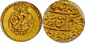 IRAN. Zand Dynasty. 1/4 Mohur, AH 1193 (1779). Khuy Mint. Karim Khan. PCGS MS-64 Gold Shield.

2.71 gms. Fr-20; KM-525.3; Album-2791. A bold and lus...